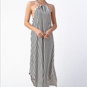 Black&White Stripe Maxi